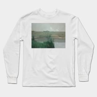 Arques-la-Bataille by John Henry Twachtman Long Sleeve T-Shirt